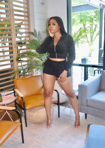 Black Two Piece Set