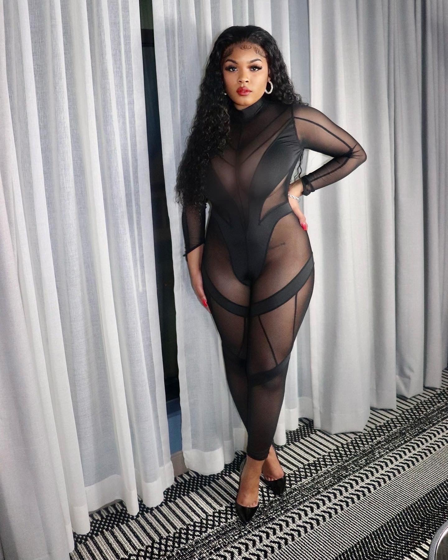 Mesh Jumpsuit